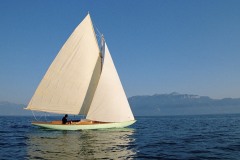Camden sloop, navigation sur le lac Léman